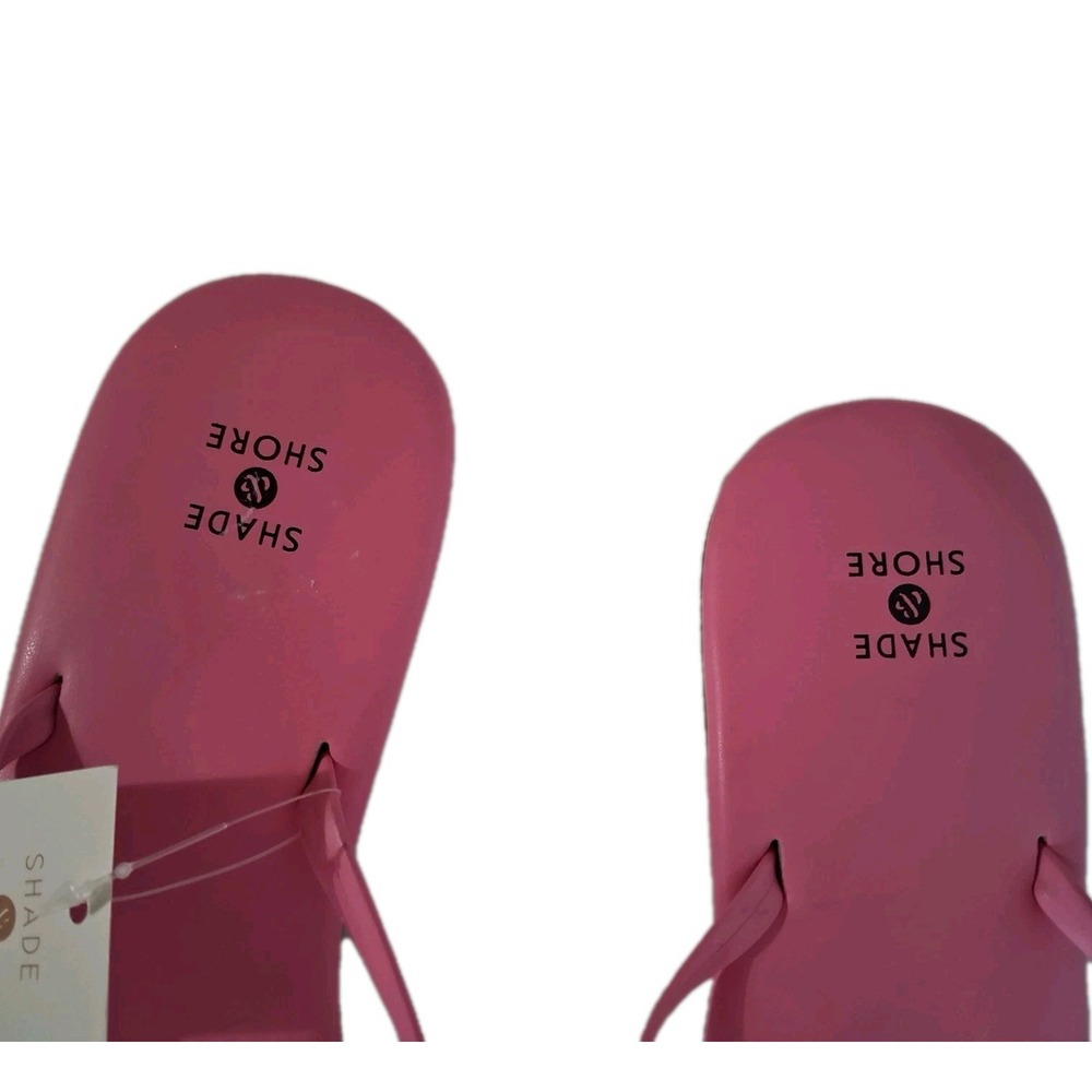 Shade & Shore Cali Pink Flip Flop Sandals Women Size‎ 10 NEW With Tags - Picture 3 of 6